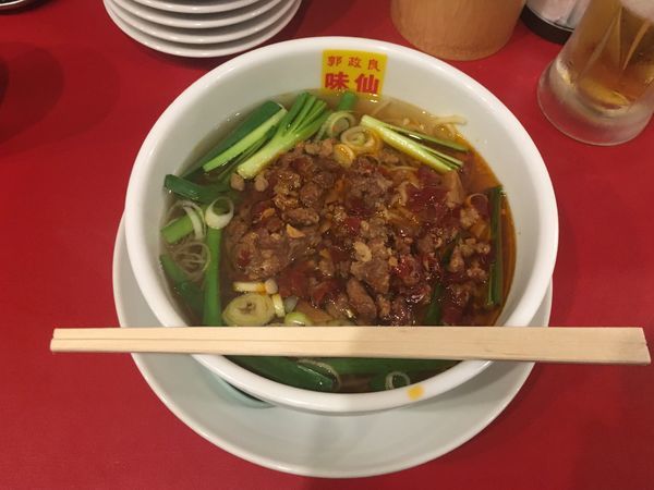 「台湾ラーメン ¥800」@郭 政良 味仙 東京神田店の写真