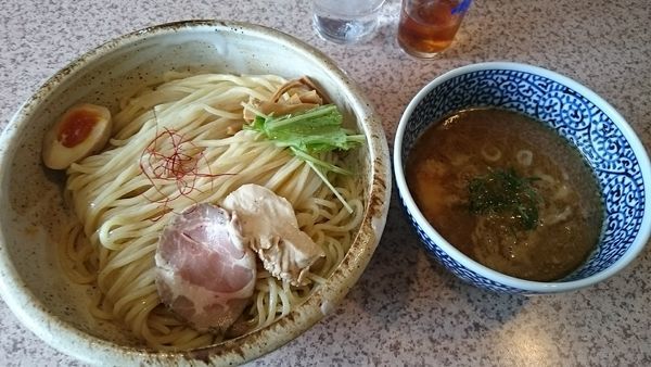 「鯛白湯つけそば(大盛)」@麺処 かつ善の写真