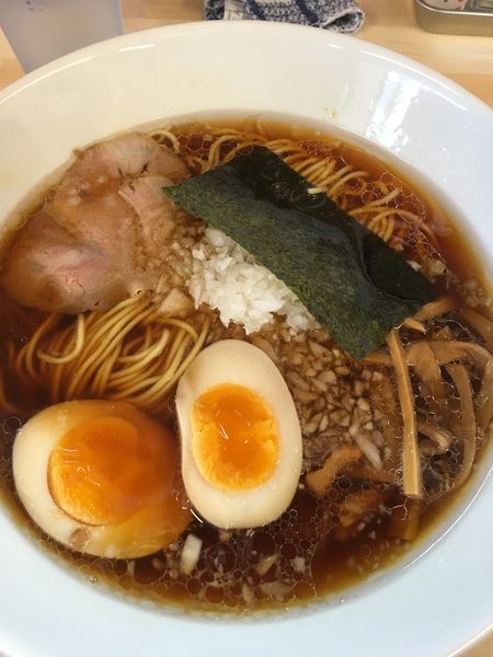 「中華そば＋味玉」@一陽来福・びんびん亭の写真