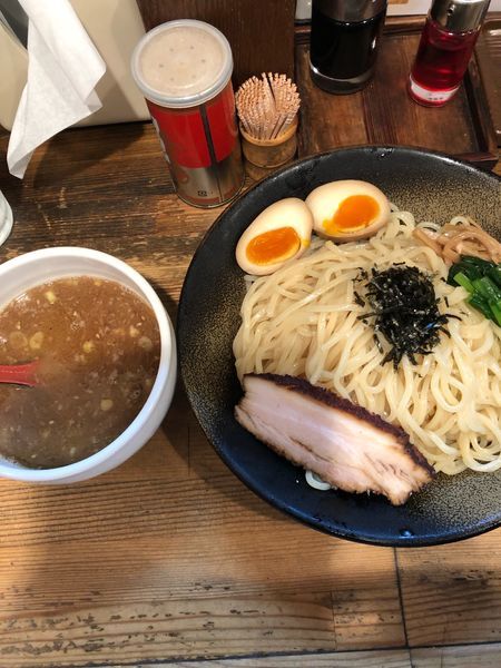「つけ麺➕大盛➕たまご」@らーめん食堂 えだぐちの写真