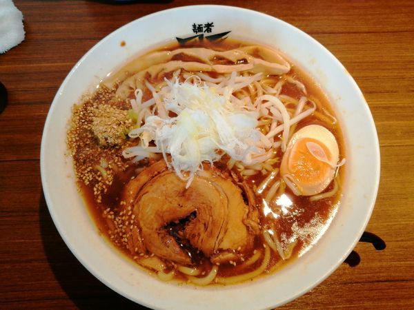 「焦がし醤油ラーメン　大盛」@麺者 風天の写真