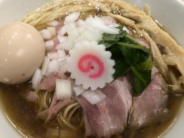 「特製煮干しそば（大）」@中華そば たかばんの写真