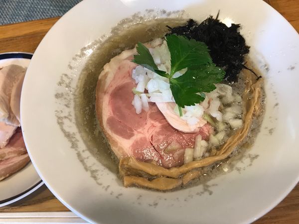 「限定③大吹いりこの塩そば」@中華蕎麦 はざまの写真