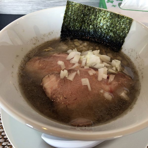 「煮干そば(780円)、ニボ玉ハーフ(150円)」@煮干中華蕎麦 舞〜Mau〜の写真