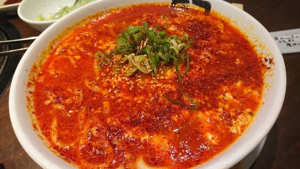 「やみつき旨辛麺」@牛角 北千住駅前店の写真
