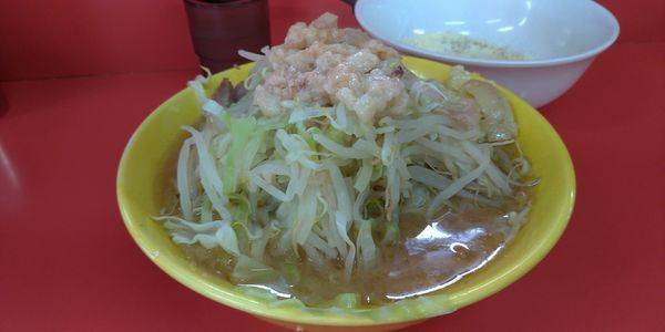 「小ラーメン(麺少なめ)：豚2枚(麺 約250g) 750円」@ラーメン二郎 茨城守谷店の写真