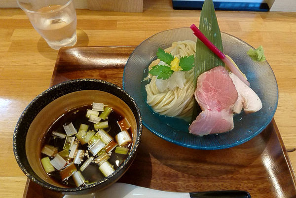 「夏季限定『冷やし柚子つけ蕎麦+麺増(￥800+100)』」@入鹿（IRUCA）-Tokyo-の写真