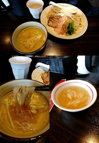 「『鶏つけめん 塩+大盛(￥750+100)』」@ら〜めん剣豪の写真