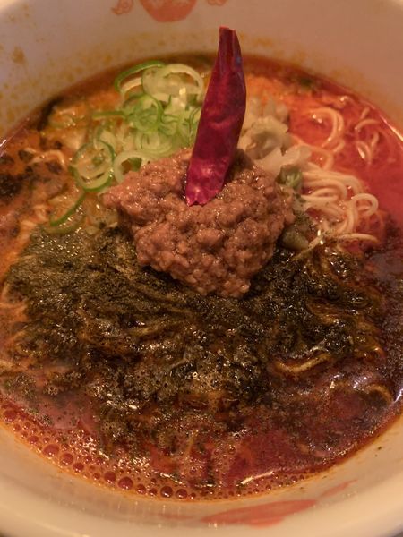 「青鬼担々麺」@香家 中目黒店の写真