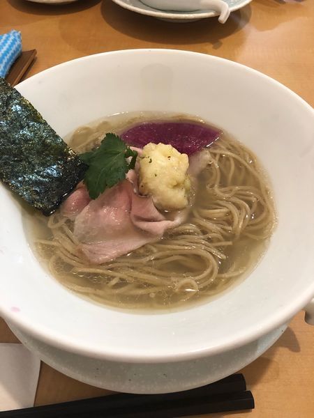 「【限定】鱧そば」@麺屋BISQの写真