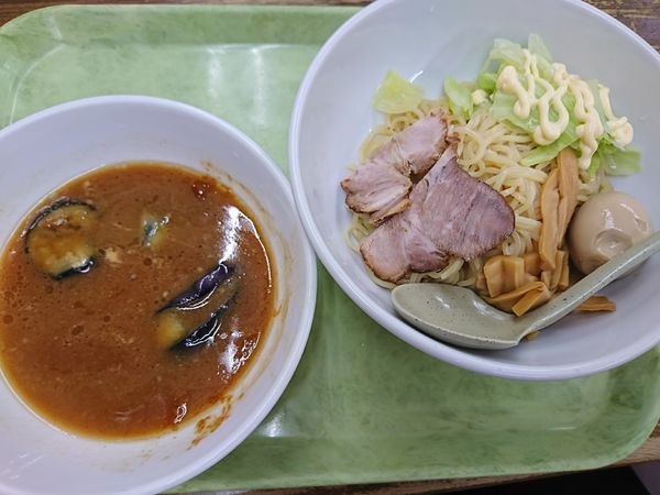 「新みそつけ麺+煮卵(900円)」@ラーメン 東横 笹口店の写真