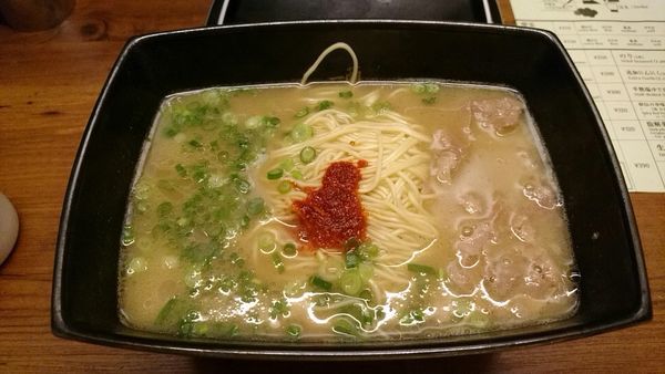 「100%とんこつ不使用ラーメン_1180円」@一蘭 西新宿店の写真