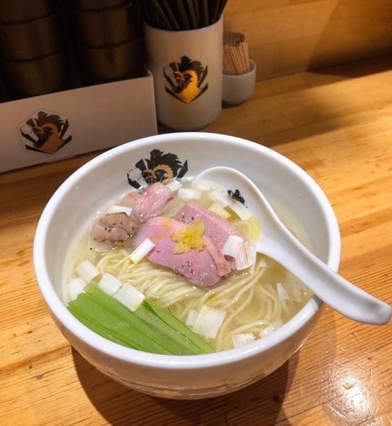 「鴨中華そば (塩) ¥850」@満鶏軒の写真