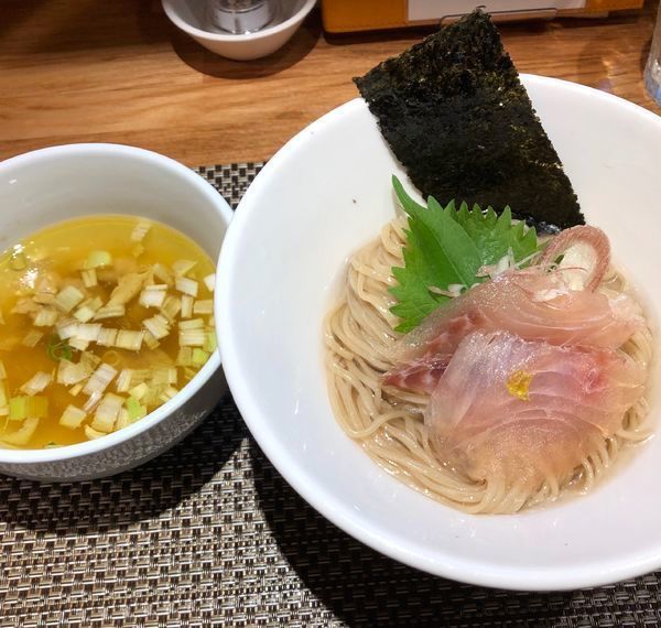 「[夏季限定] 鯛昆布水つけ麺(塩で)￥1500」@生粋 花のれんの写真