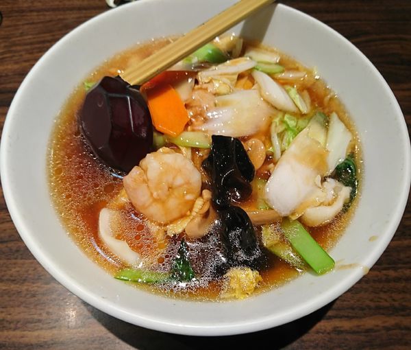 「上海五目ラーメン(880円)」@上海華龍 ヤマダ電機LABI1高崎店の写真