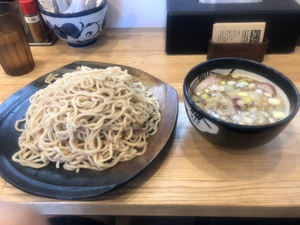 「つけそば大盛り(400g)」@中華そば専門 とんちぼの写真