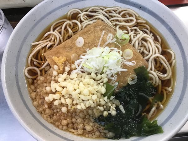 「朝得そば300円」@爽亭 JR上野駅7・8 番線ホームの写真