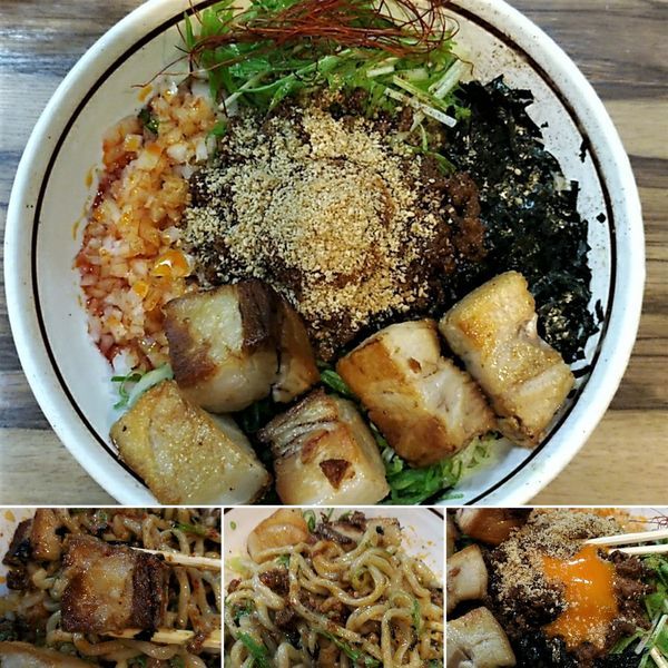 「担々台湾まぜそば＋ど肉＝1320円」@麺屋 はるか 秋葉原店の写真