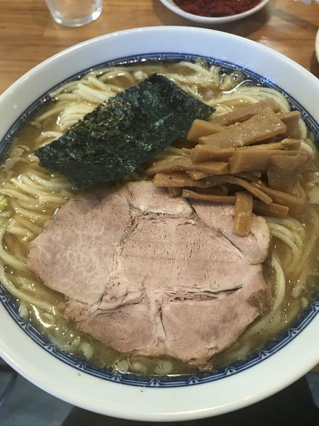 「新塩ラーメン、中、辛味」@自家製中華そば としおかの写真