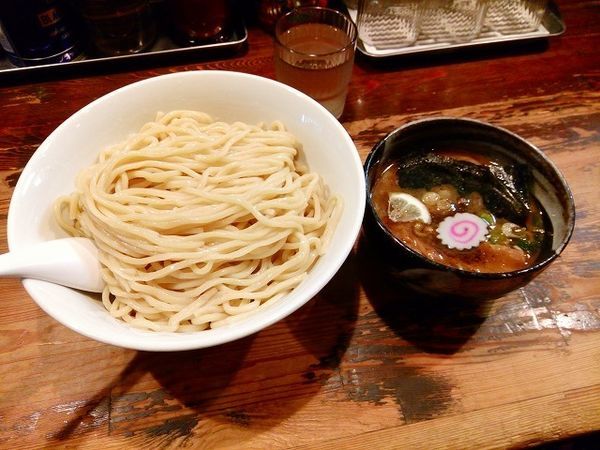 「つけ麺　780円　特盛480ｇ」@麺座でんの写真
