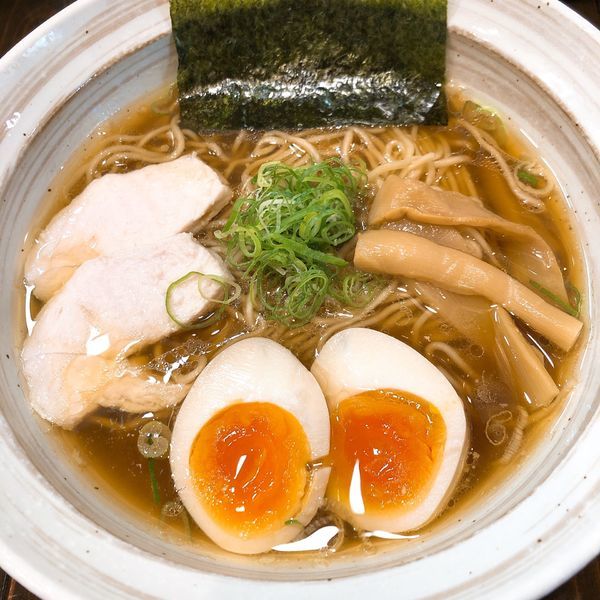 「懐かし醤油らーめん ¥500＋味玉サービス」@下町ら～めんの写真