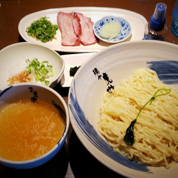 「【数量限定】薬涼 潮つけそば（大盛） １０００円」@麺や 虎徹の写真