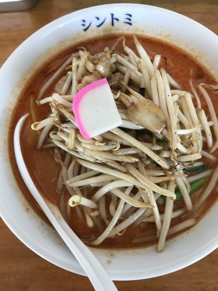 「辛いタンメン（¥840）」@極濃湯麺シントミの写真