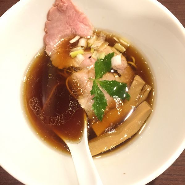 「らぁ麺 半麺 780」@らぁ麺 わら屋 浅草橋店の写真