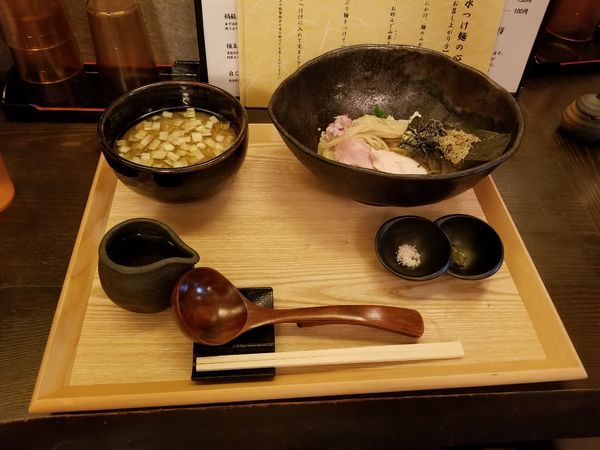 「昆布水つけ麺」@つけ麺 山崎の写真