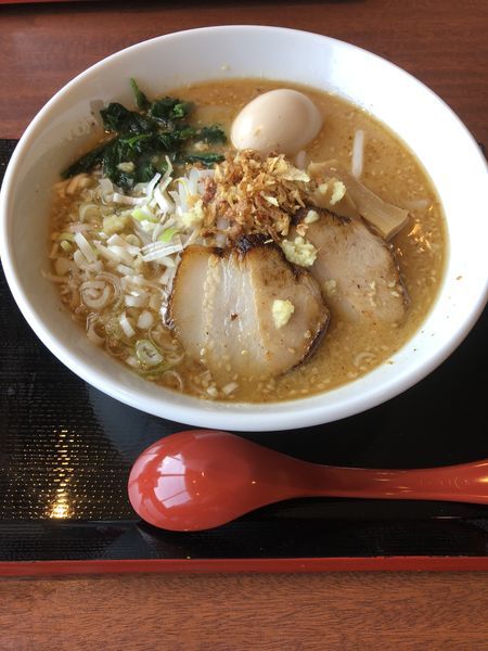 「限定  味噌ラーメン 女子盛り味玉」@中華そば 蓮の華の写真