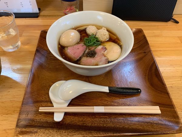 「ポルチーニ醤油らぁ麺」@入鹿（IRUCA）-Tokyo-の写真