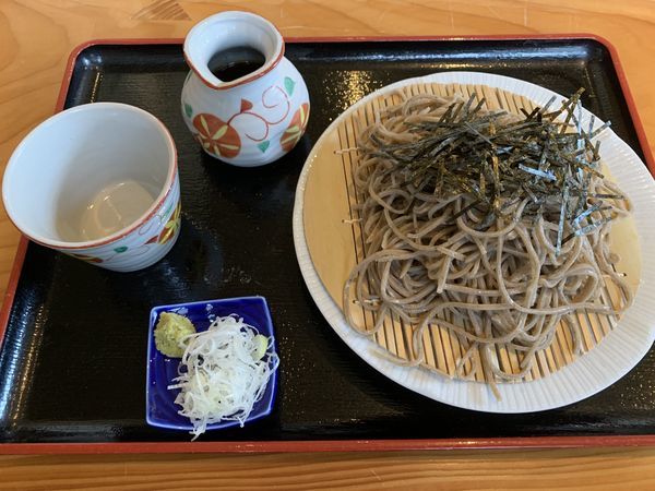 「ざるそば750+大盛250＝1000円」@手打ち日本蕎麦 松平の写真