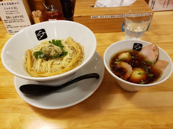 「特製鶏つけそば+和え玉」@中華そば 髙野の写真