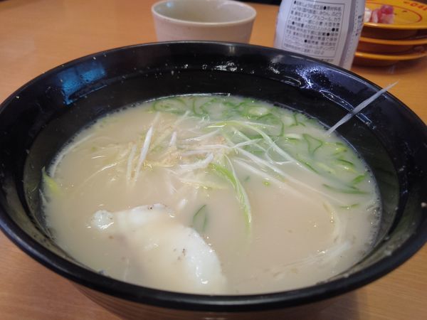 「鯛の塩豚骨ラーメン356円」@スシロー 環七青井店の写真