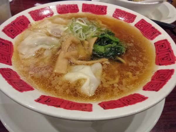 「ワンタン麺７５４円」@バーミヤン 川口伊刈店の写真