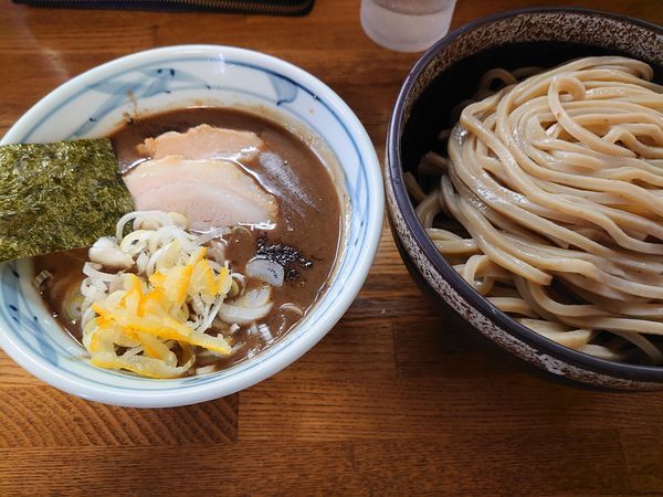 「つけめん 中」@中華そば つけ麺 村岡屋の写真