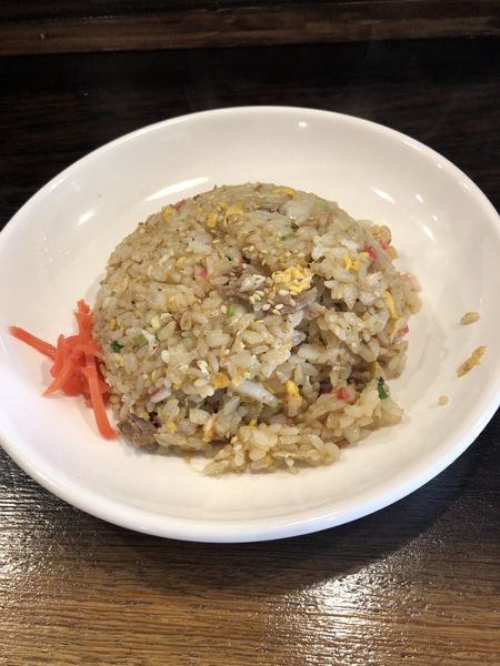 「半チャーハン」@らーめん 麻の葉の写真