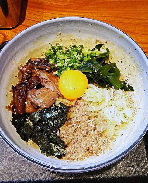 「まぜそば 950円」@すし屋のらーめん 吉祥の写真