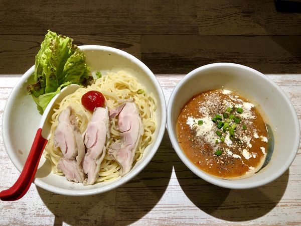 「【限定】冷やしトマトつけ麺 ￥900」@麺屋 誉の写真