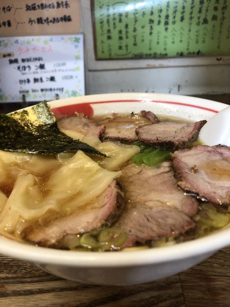 「チャーシューワンタン麺」@青竹平打ち中華そば 麺壱吉兆の写真