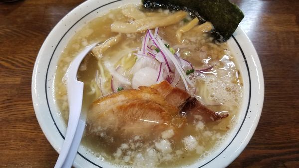 「9月限定　にさし中華そば」@らあめん 寸八 総本店の写真