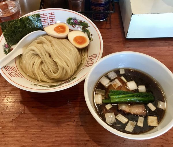 「濃厚昆布水の淡麗つけ麺＋味玉」@麺処 ほん田の写真