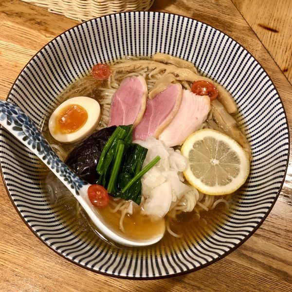 「冷やし出汁そば ￥880」@中華そば きなりの写真