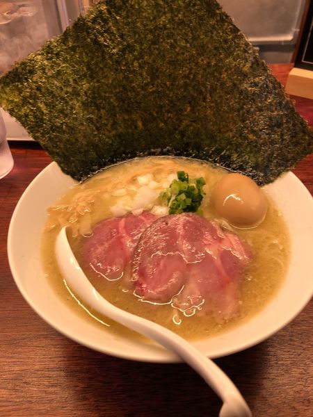 「濃厚煮干し鶏そば全部のせ大盛¥1100」@ラーメンバル ゆきかげの写真