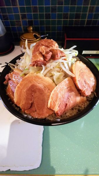 「ラーメン+チャーシュー増量」@ラーメン107の写真