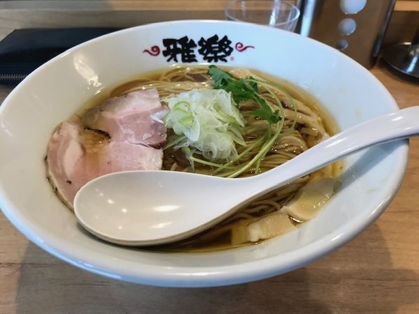 「生揚げ醤油らーめん（大盛り）￥900」@らーめん 雅楽 GARAKUの写真