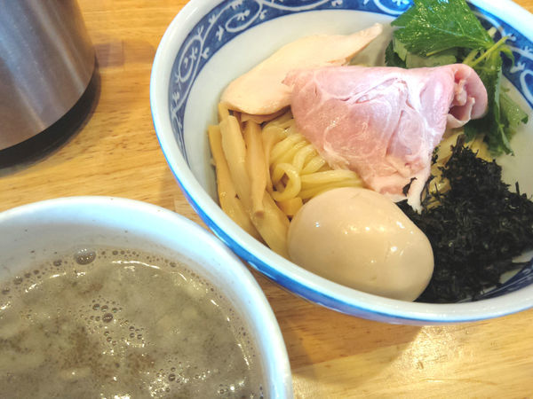 「【限定】濃厚イカつけ麺 ￥950・味玉」@寿製麺よしかわ 坂戸店の写真