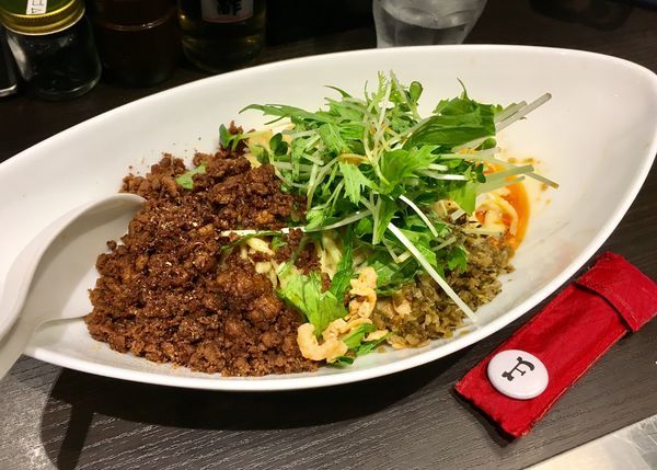 「つゆ無し担担麺」@四川担担麺 阿吽 キッテグランシェ店の写真