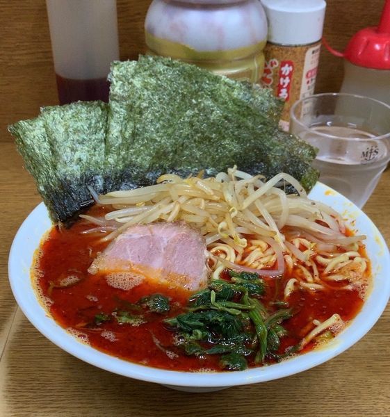 「紅蓮の虎 乗りもやし」@ラーメン虎ノ穴の写真