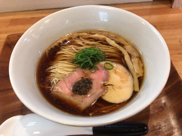 「ポルチーニ醤油らぁ麺」@入鹿（IRUCA）-Tokyo-の写真
